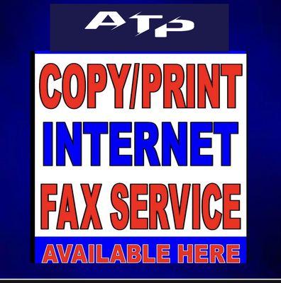 We now offering copy/print fax services