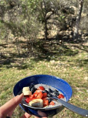 Guilt free breakfast that's perfect for a grueling day on the trails or lazy day on the river!