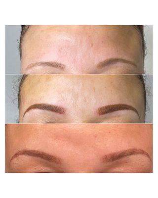 Powder Brow healed