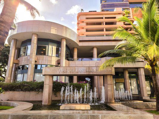 The prestigious Waikiki Landmark building.