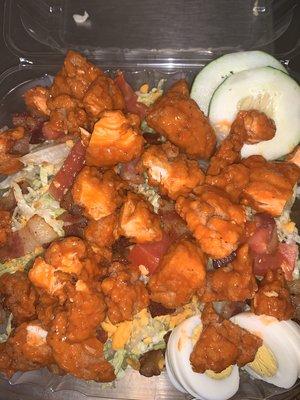 Boneless Wing Buffalo Salad