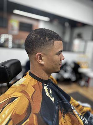 Mid Bald Fade