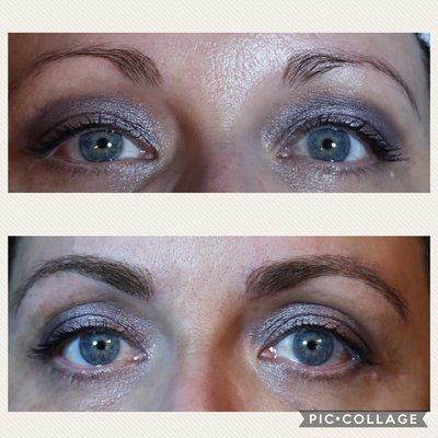 Before and after. Visit Infinibrow.com for more pictures.