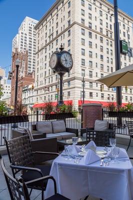 Dining on our Outdoor Patio