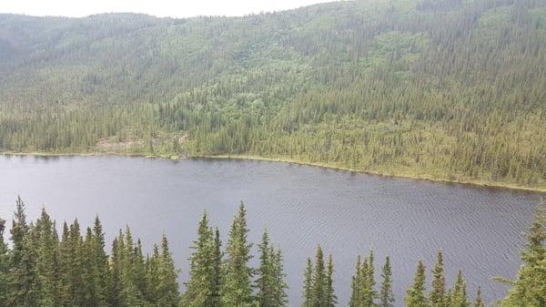 One of the lakes on the trail