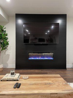 Custom fireplace