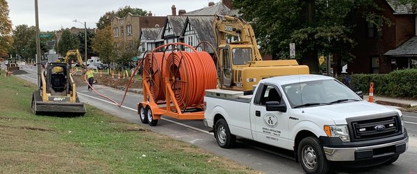 5G underground installation