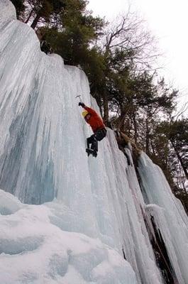 Ice Climbing and Beer Tasting, 2-13-10