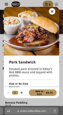 EDLEYS Pulled Pork