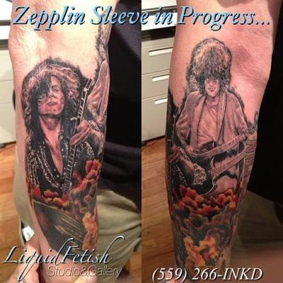 Incomplete Zeppelin tattoo