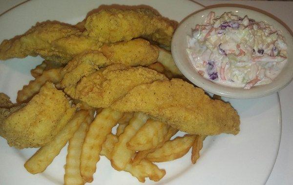 FRIDAY SPECIAL...
 Fish and Chips
 Fried Catfish, French Fries &
  Cole Slaw