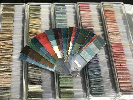 We custom choose your best colors from over 600 swatches.