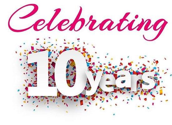 We are celebrating 10 Years in the Valley. Est in 2009