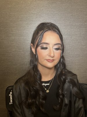 Maid of Honor Glam Makeup