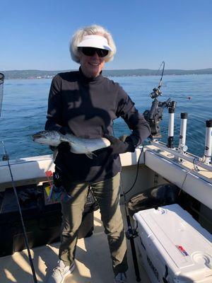 having a good day on lake superior