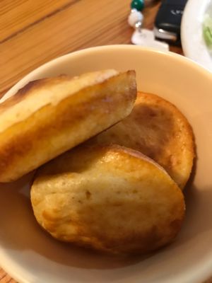 Bread with mold on the bottom