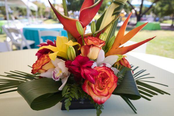 Tropical Floral Centerpiece