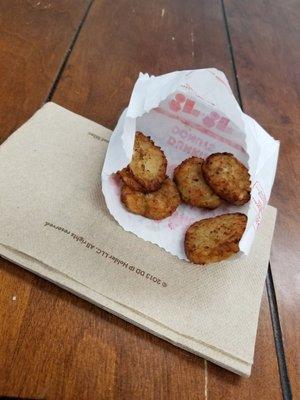 "Small" hashbrowns