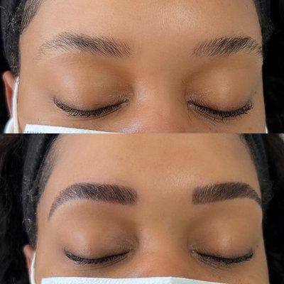 Eyebrows Threading + Henna Tint