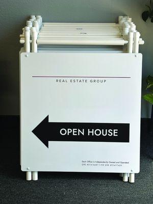 Real Estate A-Frames
Directional Open House Signs