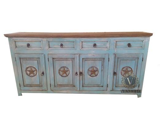 4 Doors Stars Buffet (80 Inch Wide)