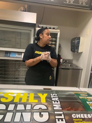 Subway employee