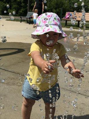 Splash pad!