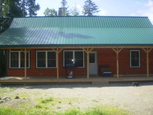 Camp with farmers porch