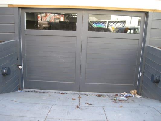 Custom Garage Door: Hand-built by Jack himself!