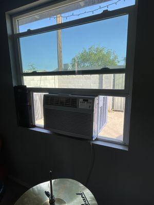 AC Installation with Glass side windows