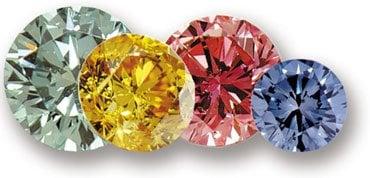 We offer a variety of diamond colors to all of our customers.