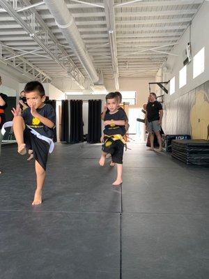 5 Elements Kids Martial Arts is an amazing program. From 3-14 years old.