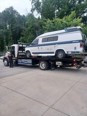 Loaded my 19ft camper van safely