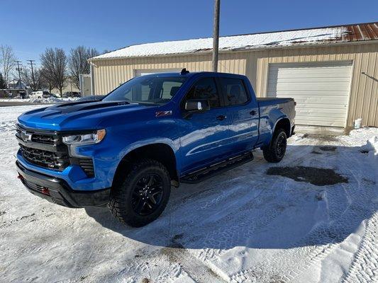 2022 Chevy Trail Boss with full 1 step polish and 7 Year Ceramic coating