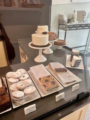 dessert display case