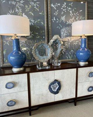 John Richard is an exclusive line to James Decor in the area.