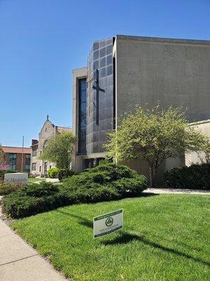 The front of the Chapel