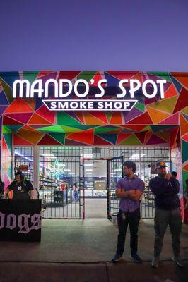 Mando's Spot storefront!