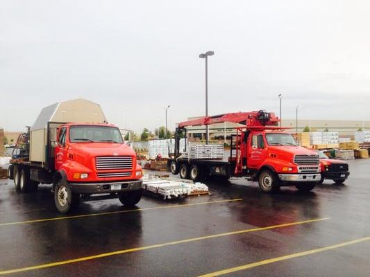 Boom & fork delivery trucks