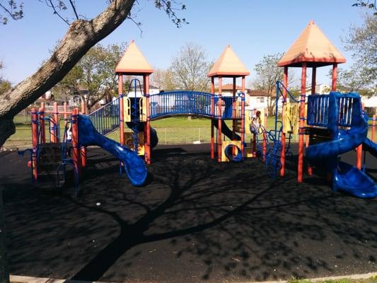 One of four jungle gyms.