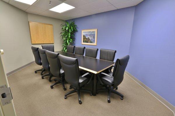 From depositions to board meetings, our large conference room is sure to make you comfortable and productive.