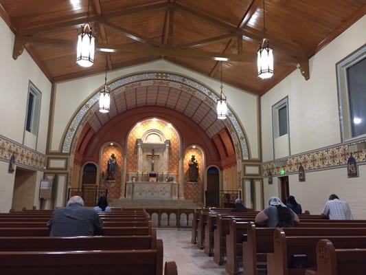 Interior of church. Beautiful!