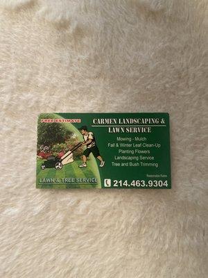 Carmen Landscaping & Lawn Service