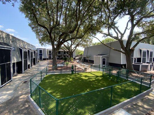 Shaded dog park for your furry best friend