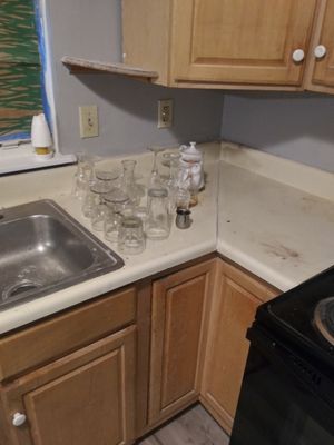 Kitchen area before picture