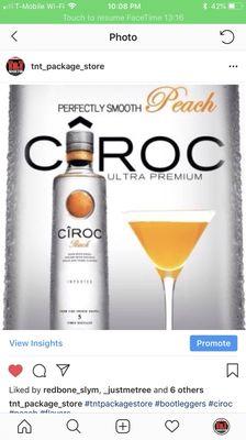 We Carry an Assortment if Ciroc Flavors