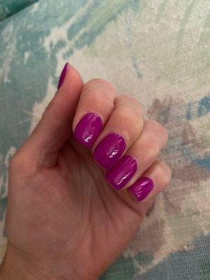 Gel manicure