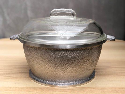 Guardian Service Cookware Four Quart Dome Cooker With Glass Cover - $90 plus shipping (Cover only $20.95 plus shipping)