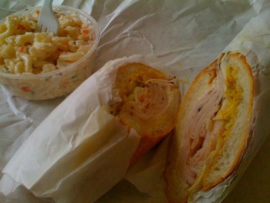 Macaroni Salad, Turkey Sub