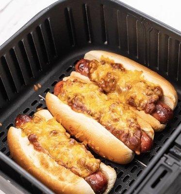 My Baked Chili Cheese Dogs